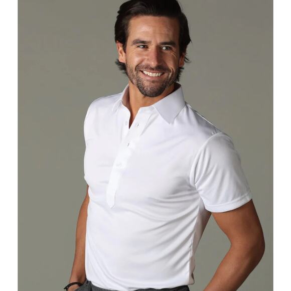 NWOT COLLARS & Co POLO SHIRT SZ M RELAXED FIT - Picture 1 of 5
